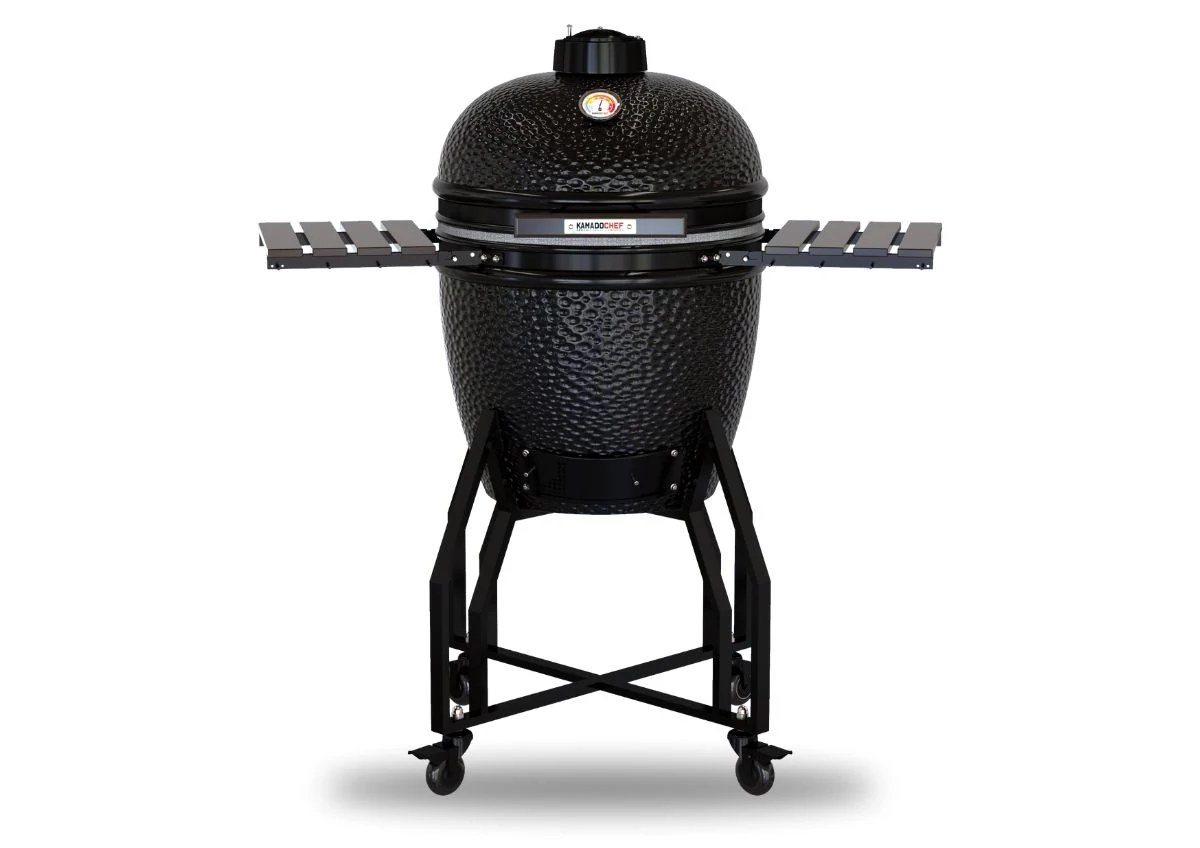 Kamado Chef Shadow, csukott fedéllel